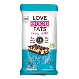 Love Good Fats - Barre amandes et sel de mer à saveur de chocolat noir