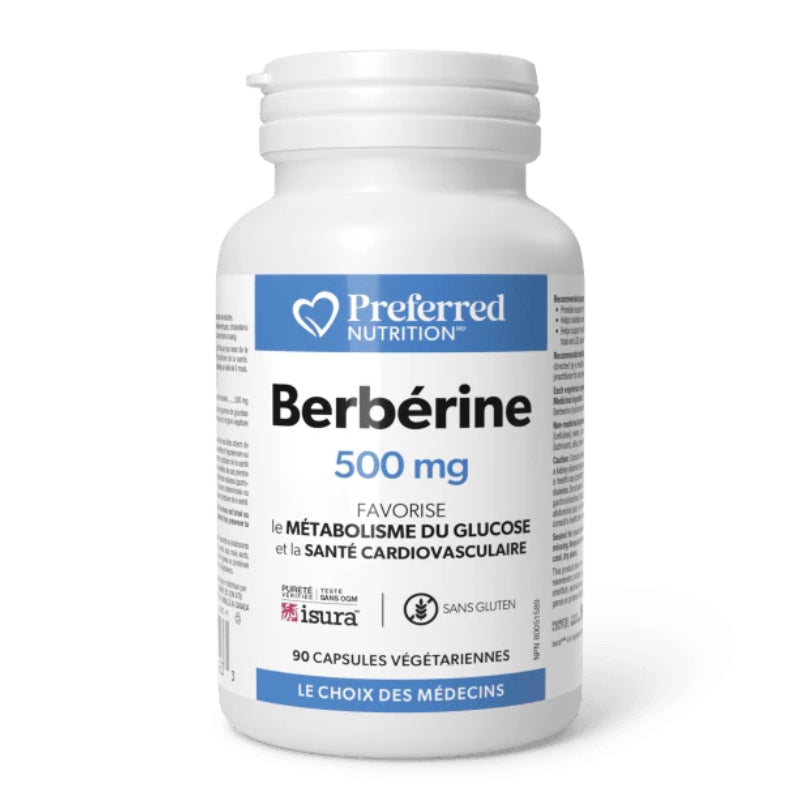 Preferred Nutrition berbérine 500 mg