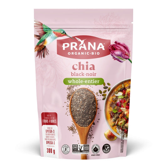 prana Chia Noire Entier Biologique