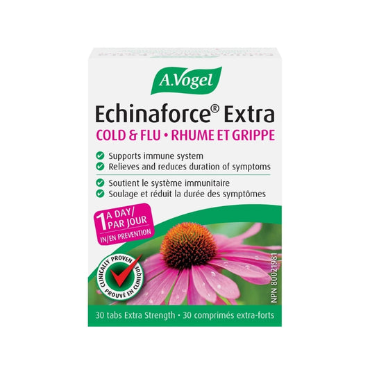 A. Vogel echinaforce extra rhume et grippe extra fort traitement 30 comprimés