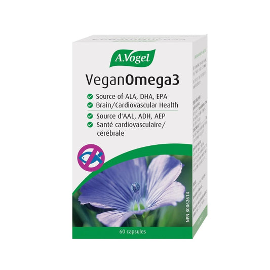 A. Vogel veganomega3 huile graines lin et algues  60 capsules