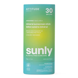 ATTITUDE Sunly Bâton solaire minéral 30 FPS - Sans odeur Sunly mineral sunscreen 30 SPF - Unscented