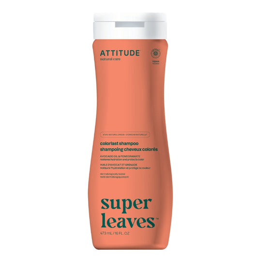 Attitude Super leaves shampoing cehevux colorés Super leaves shampoo colorlast