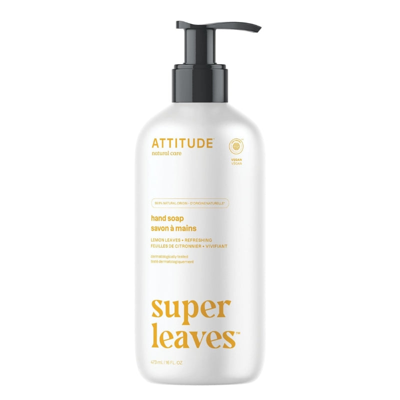 Attitude Super Leaves savon à mains - Feuilles de citronnier Super Leaves hand soap - Lemon leaves