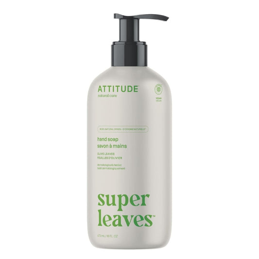 Attitude Super Leaves savon à mais - Feuilles d'Olivier Super Leaves hand soap - Olive leaves