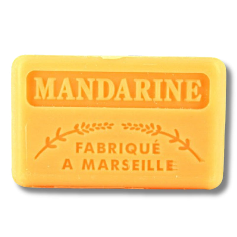 Au Savon de Marseille Savon au Beurre de karité - Mandarine Soap with Shea Butter - Mandarine