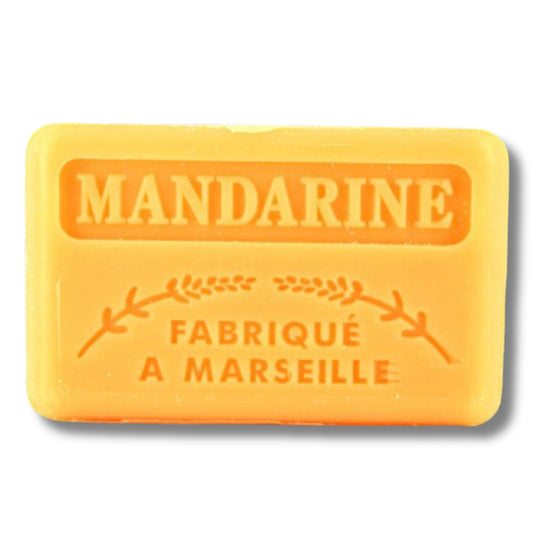 Au Savon de Marseille Savon au Beurre de karité - Mandarine Soap with Shea Butter - Mandarine