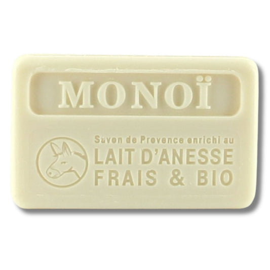 Au Savon de Marseille Savon au Lait d’Ânesse Bio – Monoï Soap with Donkey Milk – Monoï