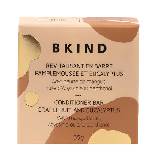 BKIND Revitalisant en barre - Pamplemousse et eucalyptus Conditioner bar - Grapefruit and eucalyptus