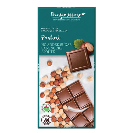 Benjamissimo Chocolat Praliné - Sans Sucre Ajouté Praline Chocolate - No added sugar