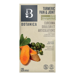 Botanica Curcuma Douleur et Articulations Super concentré Turmeric Pain & Joint Super Concentrated
