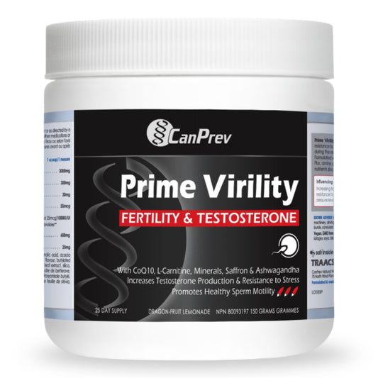 CanPrev Prime Virility Fertlité & Testorérone - poudre Prime Virility Fertility & Testorerone - powder
