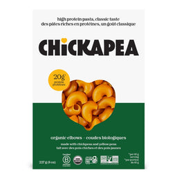 chickapea Coudes bio Aux Pois Chiches et pois jaunes