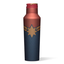 Corkcicle Bouteille d'eau isotherme sport  - Marvel capitain Marvel