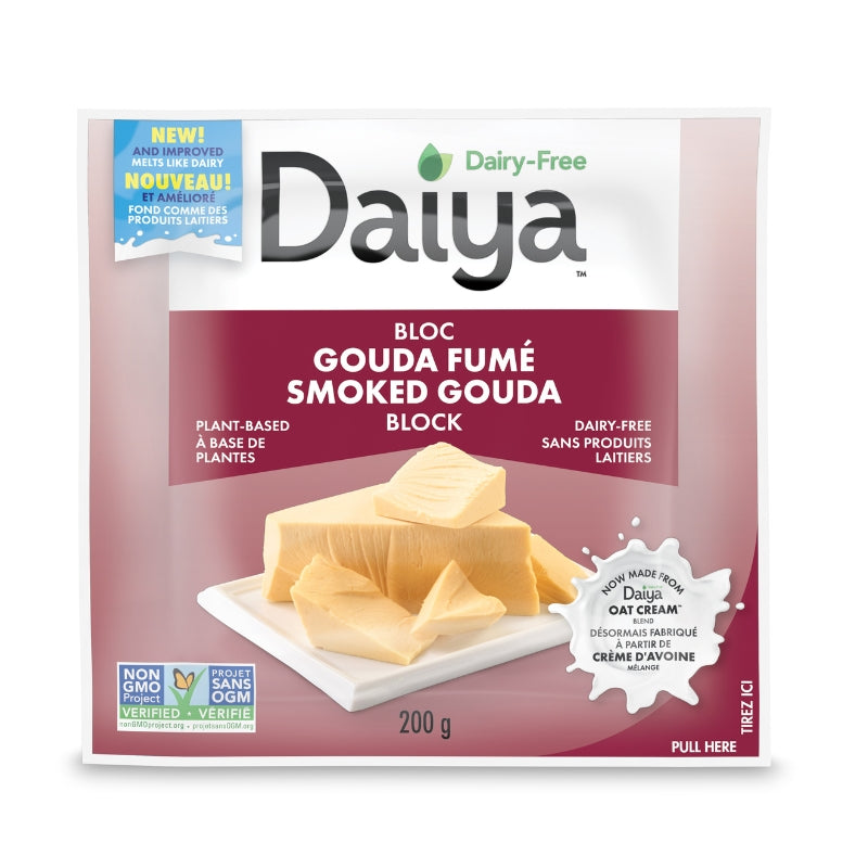 Daiya Bloc style Gouda fumé Smoked Gouda Flavour Block