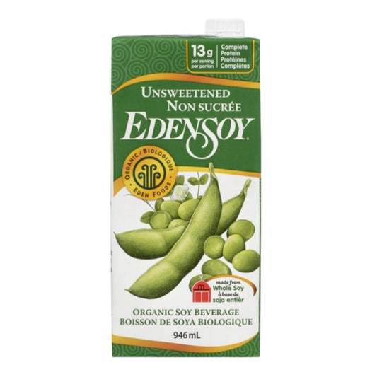 Eden Foods Boisson De Soya Biologique Non Sucrée Unsweetened Soy Beverage Organic