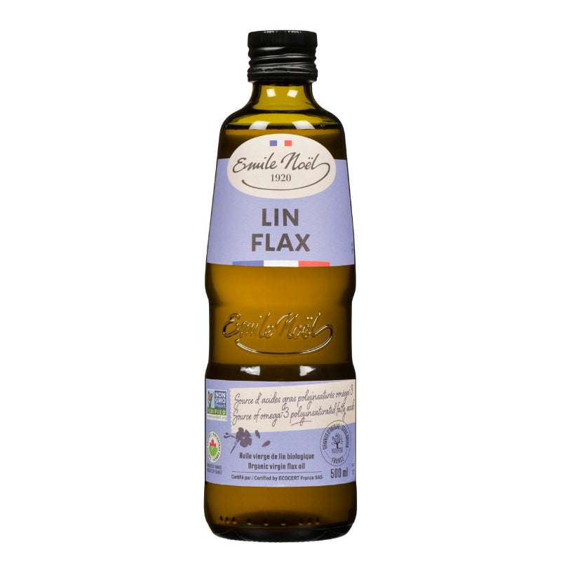 Emile Noel Huile de Lin Vierge Bio Virgin flax oil organic