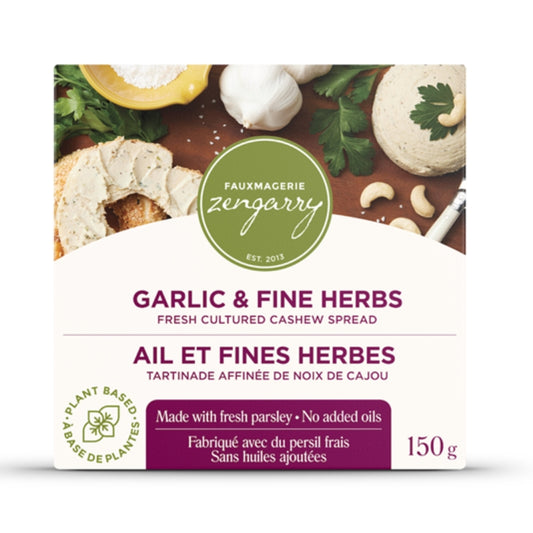 Fauxmagerie Zengary Tartinade - Ail & Fines herbes Spread - Garlic & Herbs
