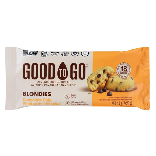 Good To Go Blondies - Pépites de chocolat Blondies - Chocolate chip