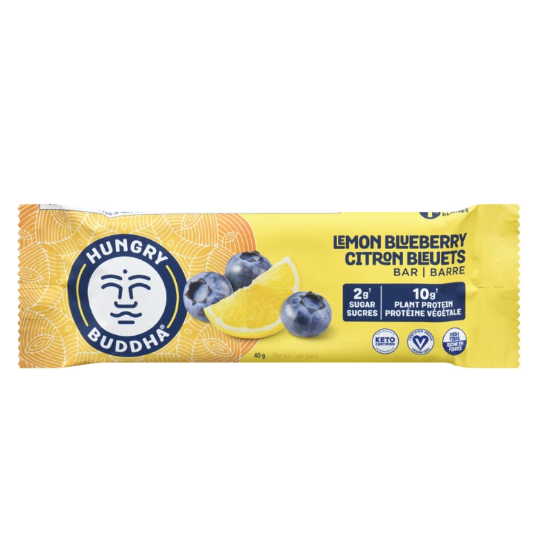 Hungry Buddha Barre - Citron  bleuets Lemon blueberry bar