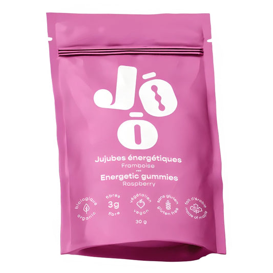 JOO Jujubes énergétiques - Framboise Energetic gummies - Raspberry
