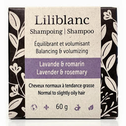 Liliblanc Shampoing en barre - Lavande et romarin Shampoo bar - Lavender and rosemary