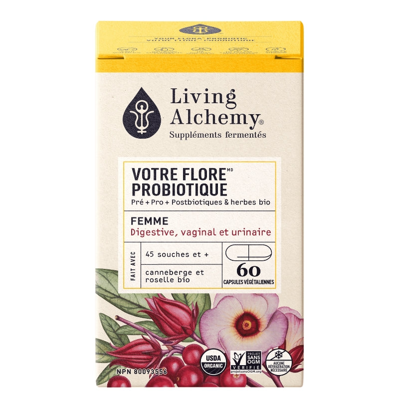 Living Alchemy Votre flore probiotique - Femme Your flora probiotic - Woman