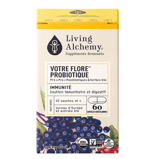 Living Alchemy Votre Flore probiotique Immunité Your flora Immune