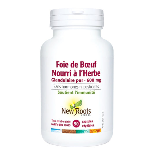 New roots Foie de Bœuf nourri à l'herbe - 600 mg