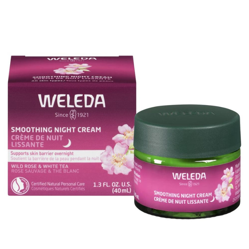 Weleda Crème de Nuit lissante - Rose sauvage & Thé blanc