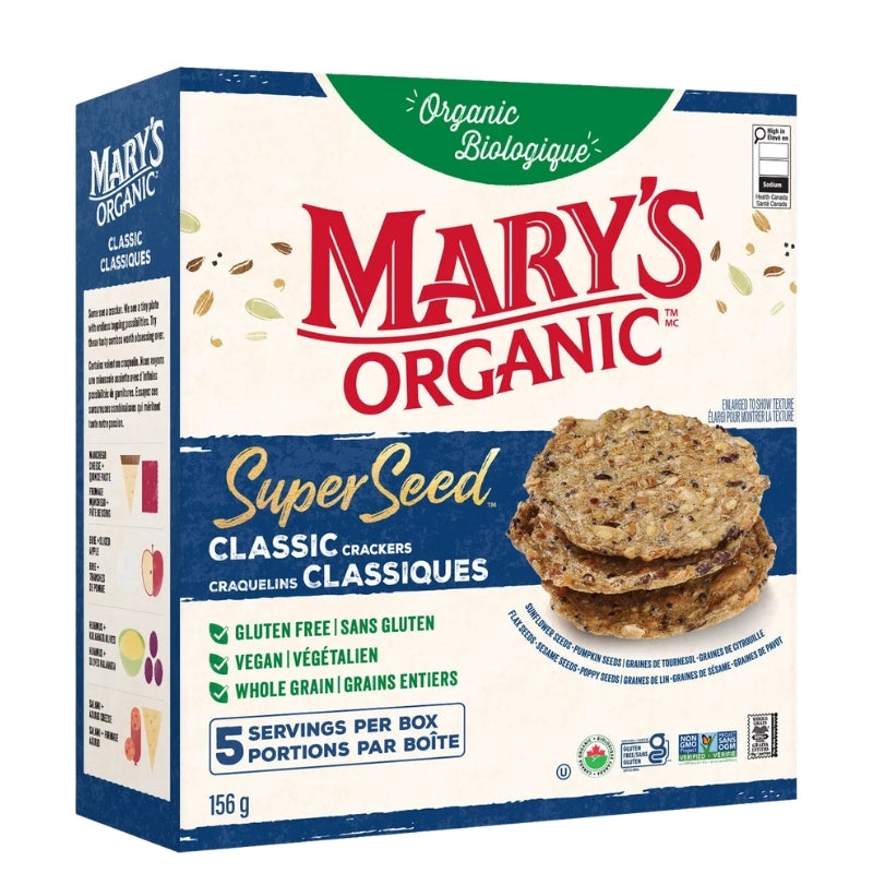 Mary's Organics Craquers Craquelins classiques biologiques 