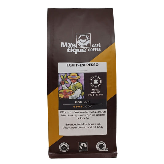 Mystique Café Café Mouture Filtre Equit-Espresso Bio Equit-Espresso Coffee Filter Grind Organic