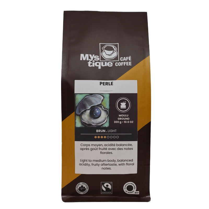 Mystique Café Café Perle Médium Mouture Filtre Bio Perle Medium Coffee Filter Grind Organic