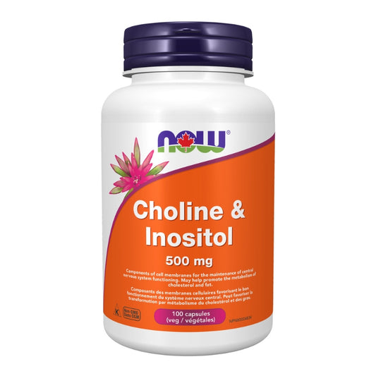 NOW Choline & Inositol 500 mg Choline & Inositol 500 mg