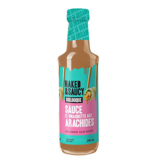 Naked natural foods Sauce Aux Arachides Biologique Peanut Sauce Organic