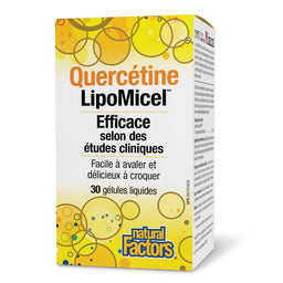 natural factors Quercétine 250 mg · Matrice LipoMicel