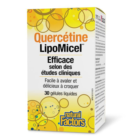 natural factors Quercétine 250 mg · Matrice LipoMicel
