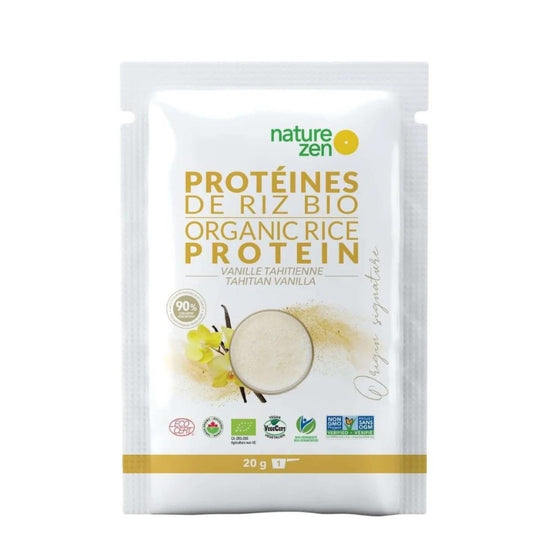 Protéines de riz bio Vanille Tahitienne||Rice protein - Tahitian vanilla
