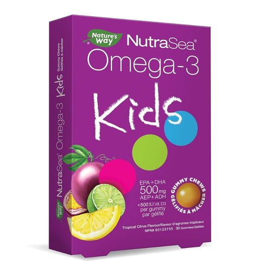 Nature's way Omega-3 gélifiés à mâcher pour enfants Omega-3 gummy chews kids