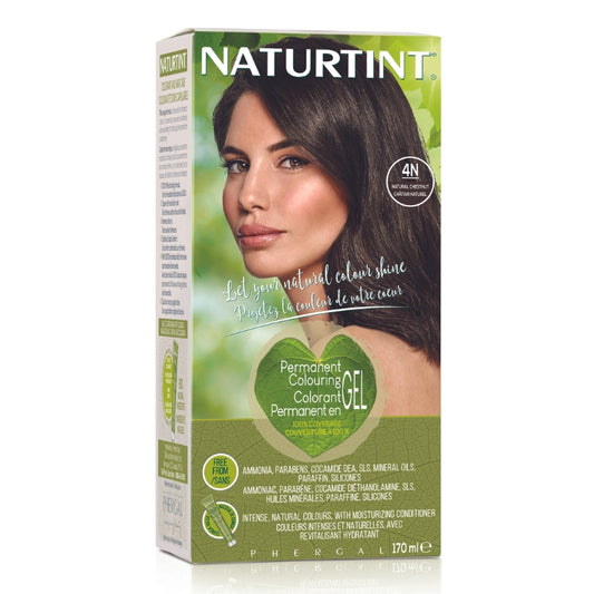 Naturtint Colorant permanent gel 4N - Châtain Naturel Permanent colouring gel 4N - Natural chestnut