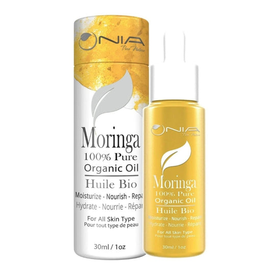 Nia Pure Nature Huile de Moringa biologique pressée à froid Cold-Pressed Organic Moringa Oil