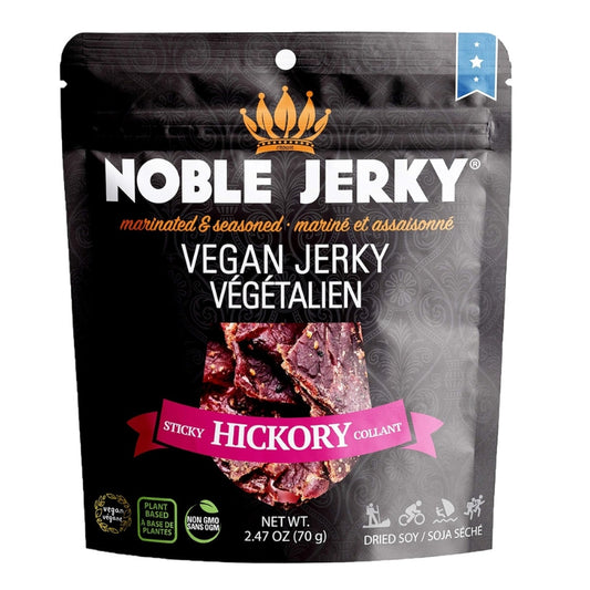 Noble jerky Jerky végétalien -Hickory Vegan jerky - Hickory