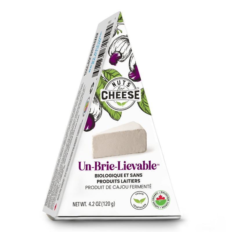 Nuts for cheese Fromage végétal Cajous Un-Brie-Lievable Vegetable Cheese Cajous Un-Brie-LiEVable
