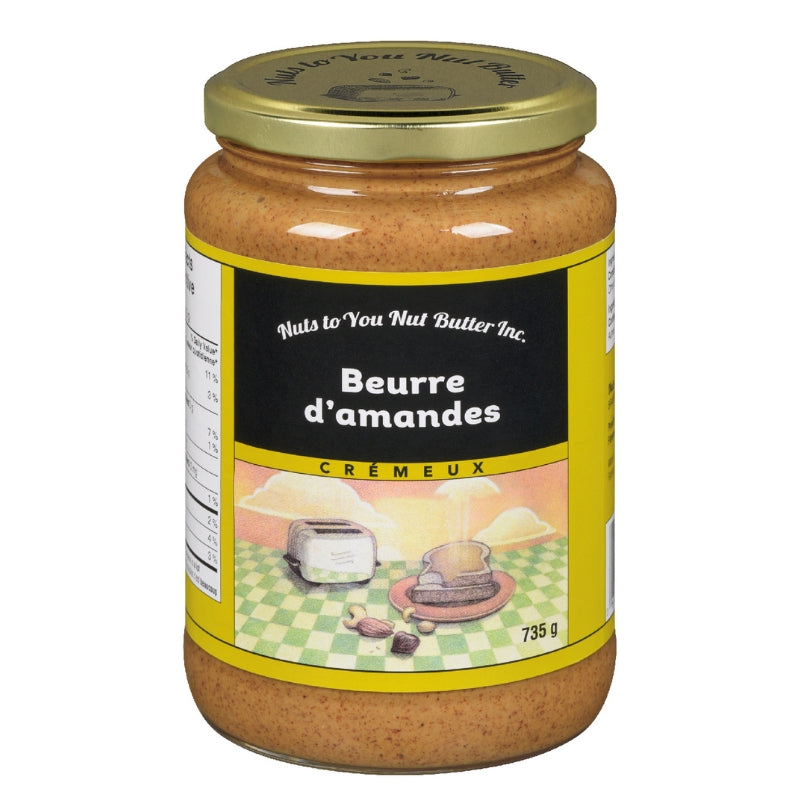 Nuts to you Beurre Amandes Crémeux Smooth Almond Butter