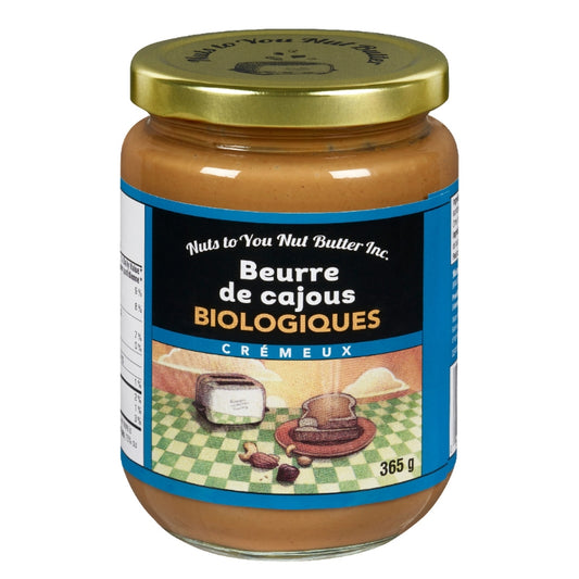 Nuts to you Beurre de cajou biologique Smooth Cashew Butter - Organic