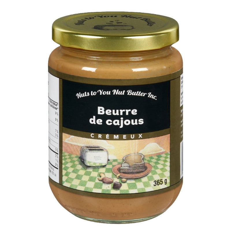 Nuts to you Beurre de cajou crémeux Smooth Cashew Butter