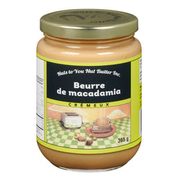 Nuts to you Beurre de macadamia crémeux Macadamia butter smooth