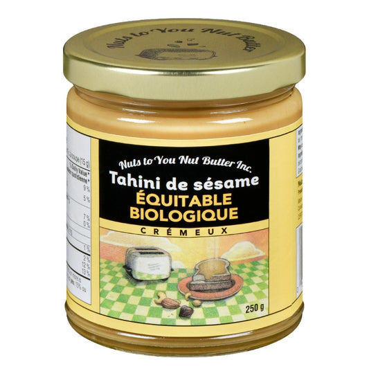 Tahini de sésame Crémeux Équitable Bio||Smooth Fair Trade Sesame Tahini - Organic