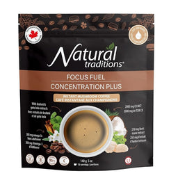 Organic traditions Café instantané aux champignons - Concentration Plus Instant mushroom coffee - Focus Fuel