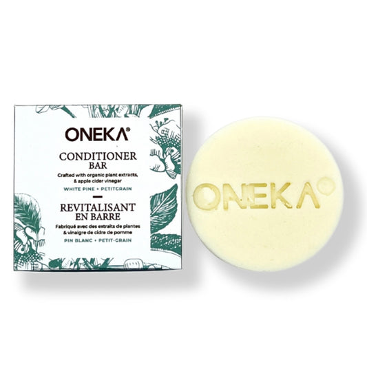 Oneka Revitalisant en barre - Pin blanc + Petit grain Conditioner bar - White pine + petitgrain